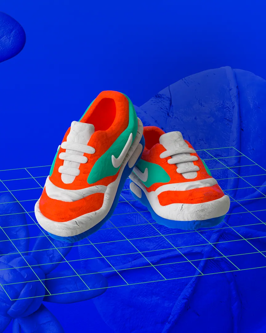 Nike — Never Done Playing by By Fiction — baast clay shoes by fiction